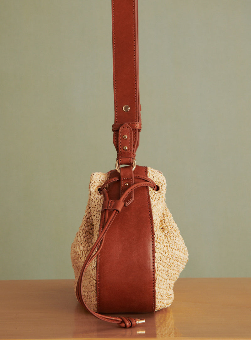 SAC RAPHIA SAULINE PETITE MENDIGOTE