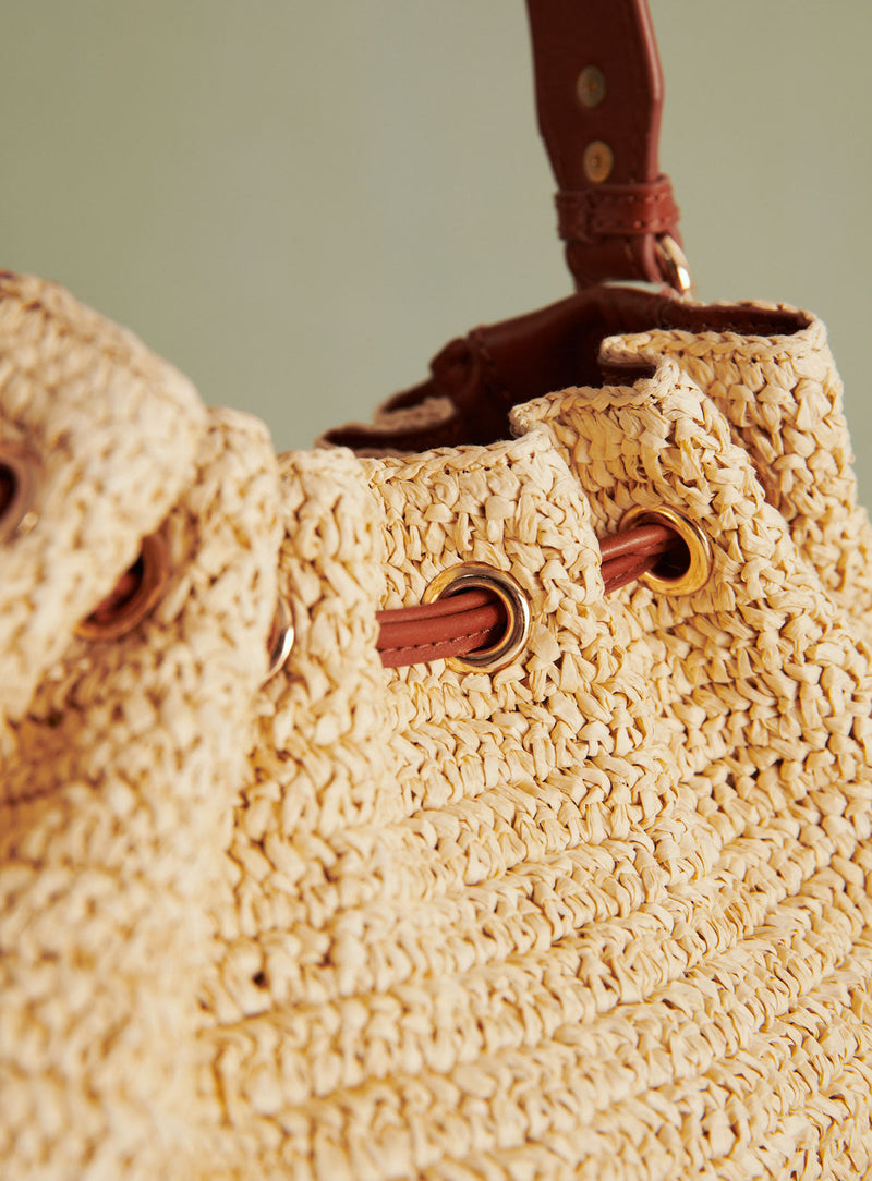 SAC RAPHIA SAULINE PETITE MENDIGOTE