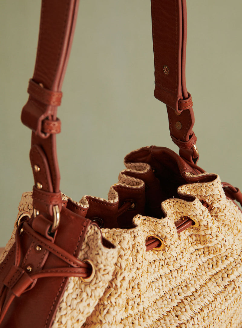 SAC RAPHIA SAULINE PETITE MENDIGOTE
