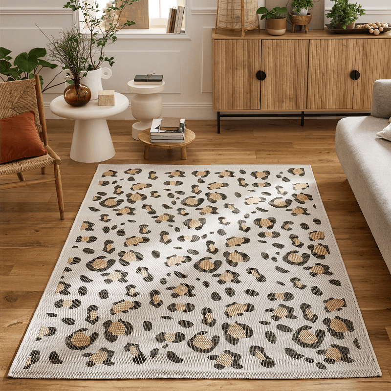 Tapis Savanna 522 - Léopard - Beige - Intérieur/Extérieur