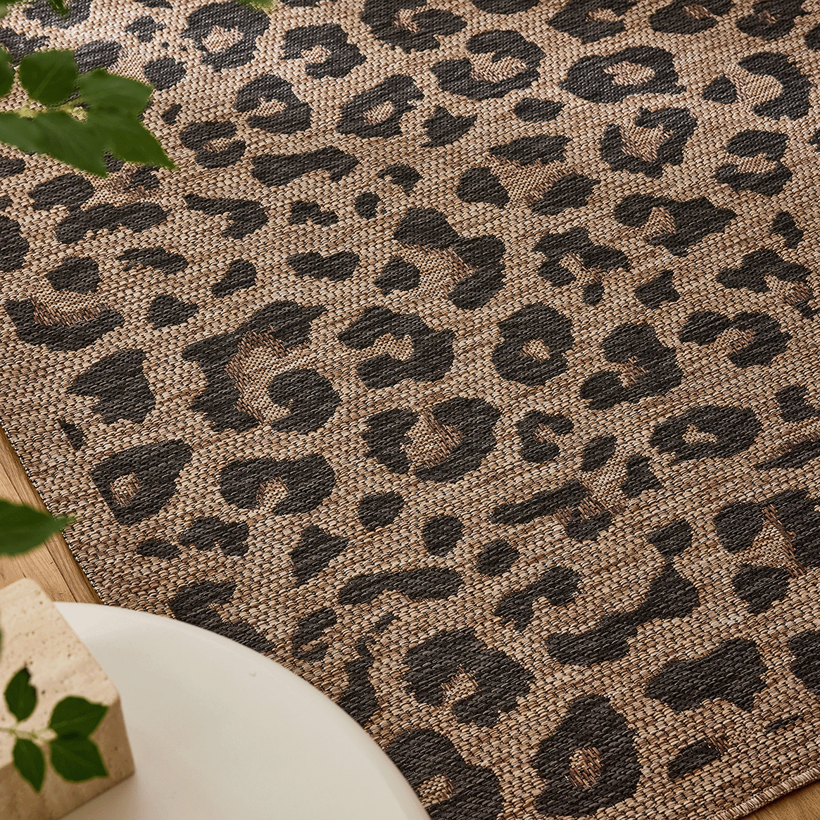 Savanna - Tapis D'Intérieur/Extérieur - Polypropylene - Marron