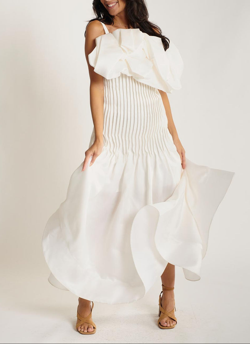 Robe Longue - White - Femme