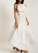 Robe Longue - White - Femme