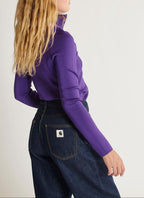 Long-Sleeve Pullover - Dark Purple - Women