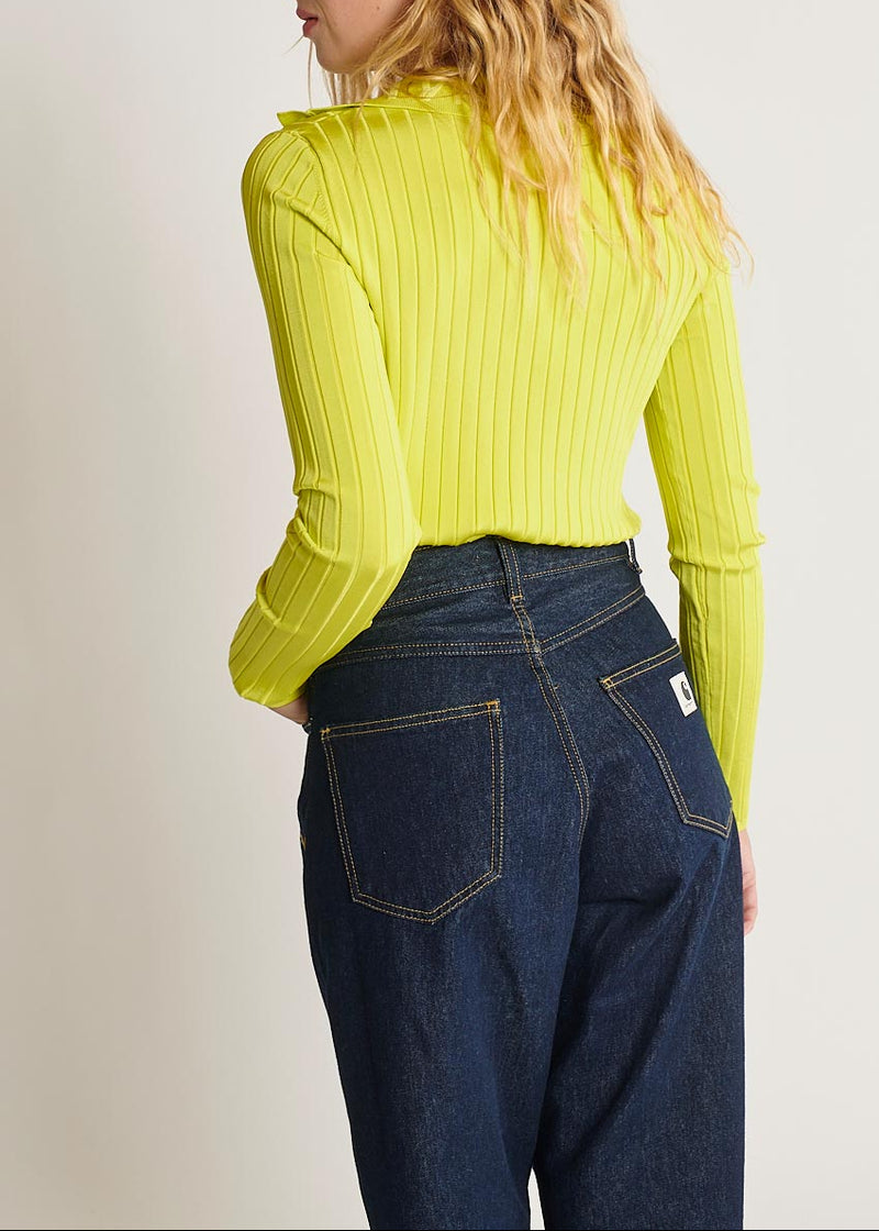 Cardigan Manches Longues - Jaune - Femme