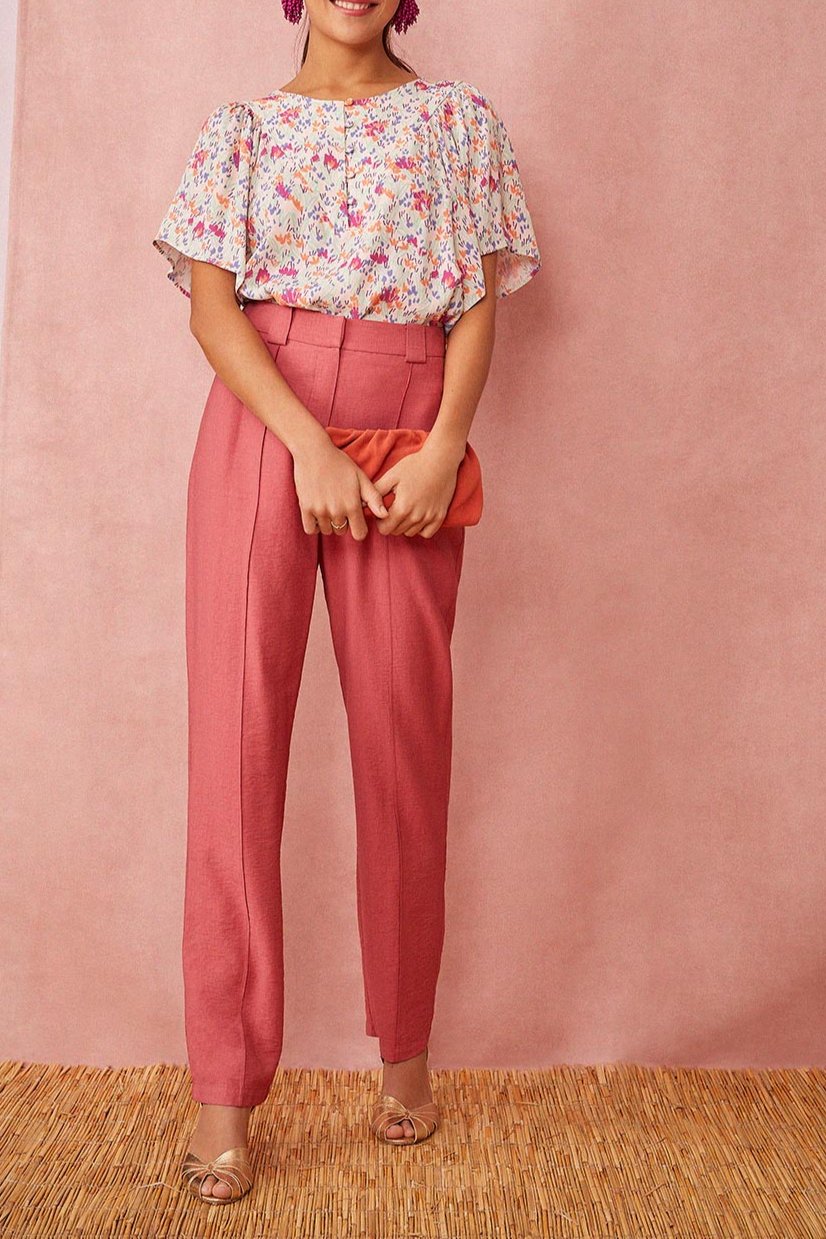 Saverino Trousers - Berry
