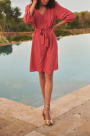 Saviel Dress - Berry