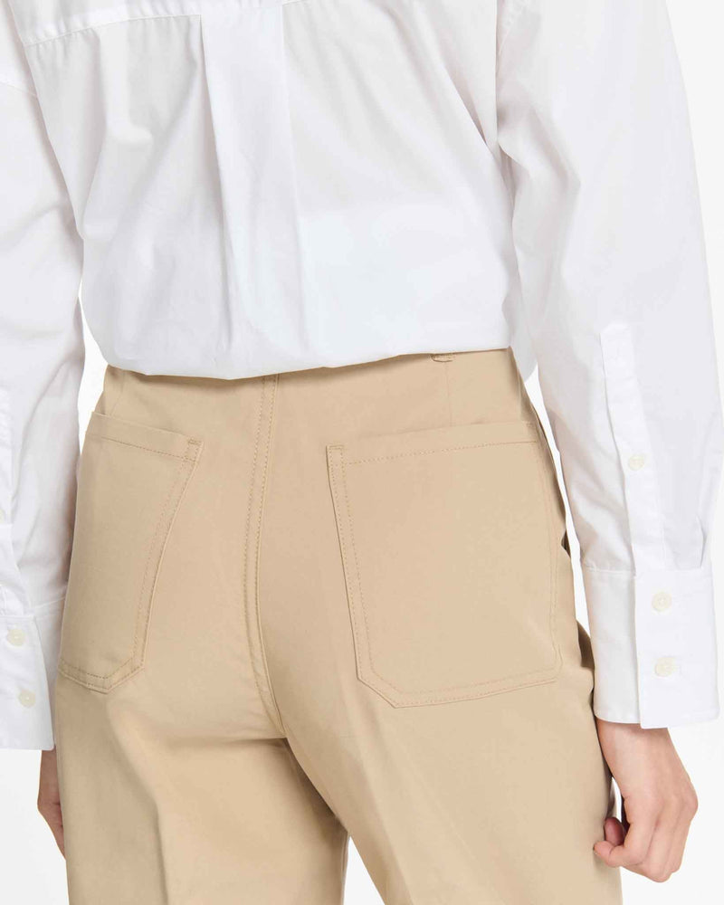 pantalon droit large sleek worker savy praline labdip