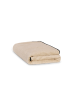 Serviette Bain - Sable Liseré Noir