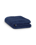 Bath Towel - Midnight Blue with White Piping