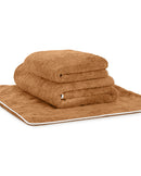 Serviette Bain - Macchiato Liseré Blanc