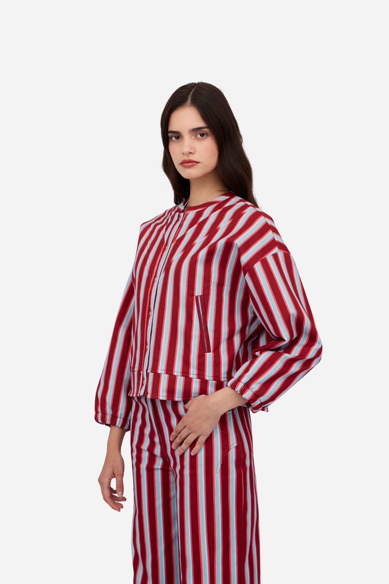 Bomber Bleu Bordeaux