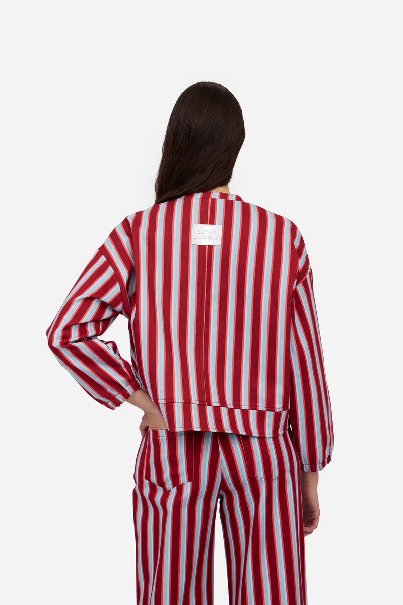 Bomber Bleu Bordeaux