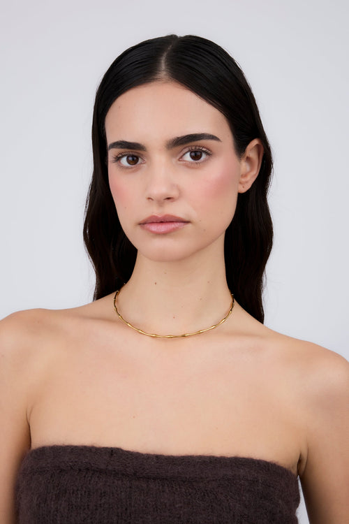 Collier Rigide En Bambou