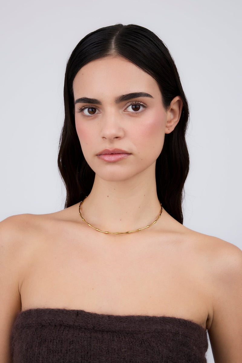 Collier Rigide En Bambou