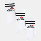 Pack de 3 pares de calcetines Ellesse Hombre Blanco