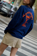 T-Shirt Ted - Navy/Orange