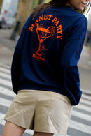 T-Shirt Ted - Navy/Orange