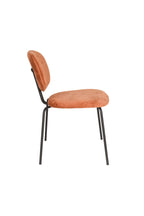 Bouton - Dining Chair - Polyester - Terracotta/Red
