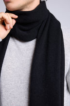 Sciarpa stola unisex - Nera - Unisex - 100% cashmere