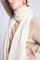 Echarpe Etole Unisexe Scarf En Cachemire - Blanc - Mixte