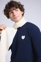 Unisex Cashmere Scarf Stole - White - Unisex