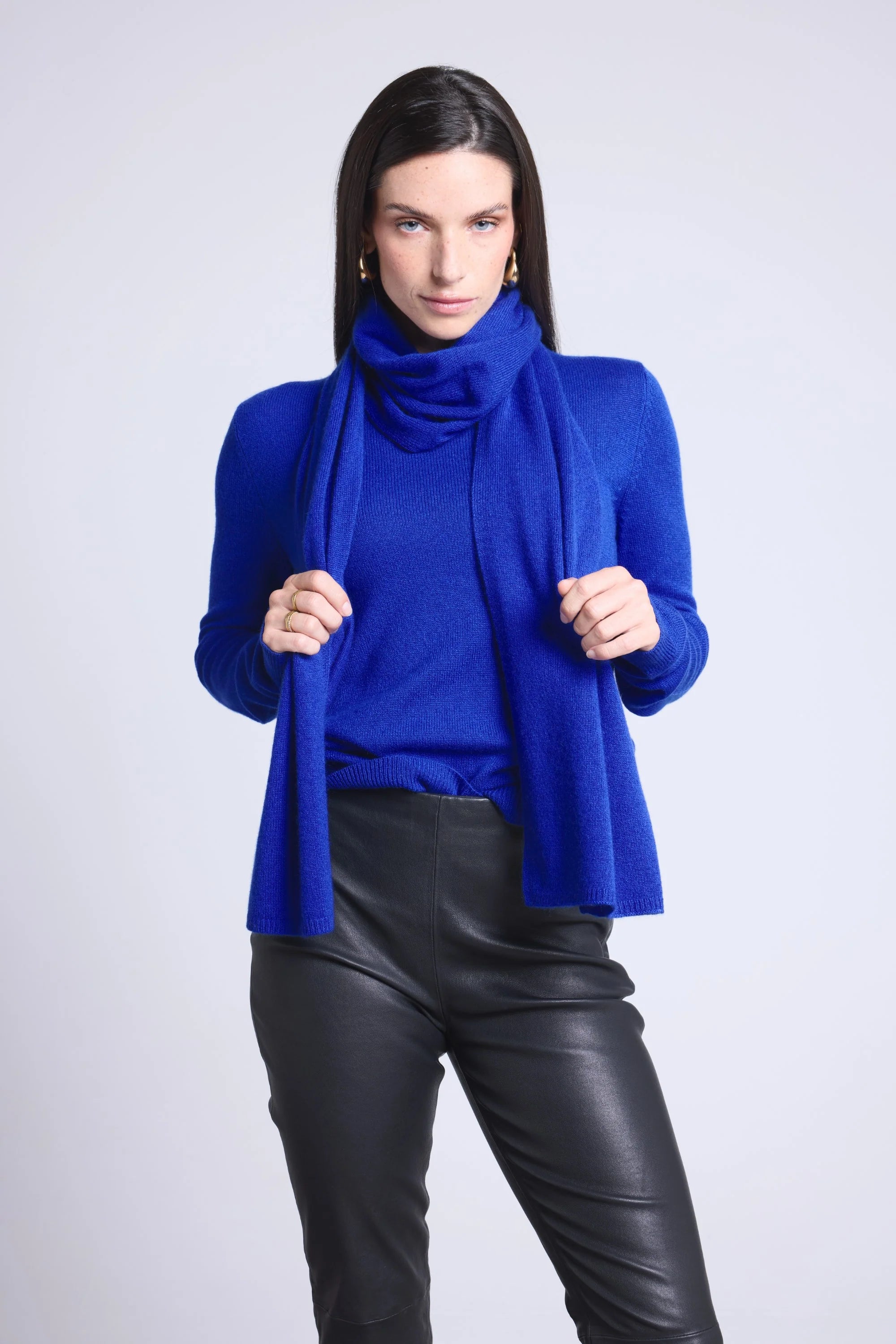 Bufanda estola unisex - azul rey - unisex