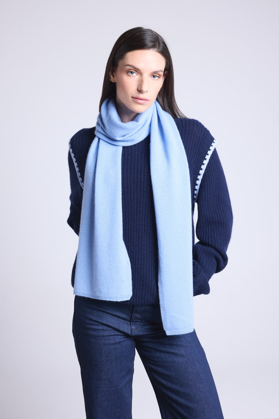 Echarpe Etole Unisexe Scarf - Bleu Ciel - Mixte