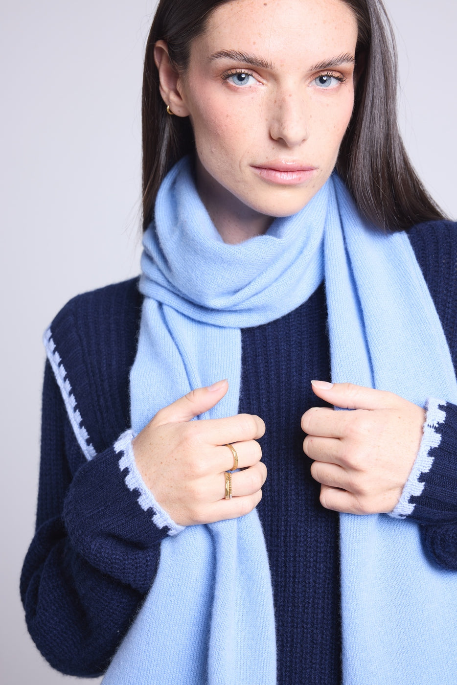 Echarpe Etole Unisexe Scarf - Bleu Ciel - Mixte