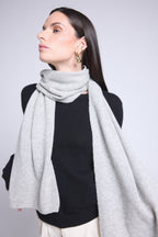 Unisex Scarf Stole - Light Grey - Unisex
