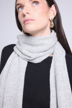 Unisex Scarf Stole - Light Grey - Unisex