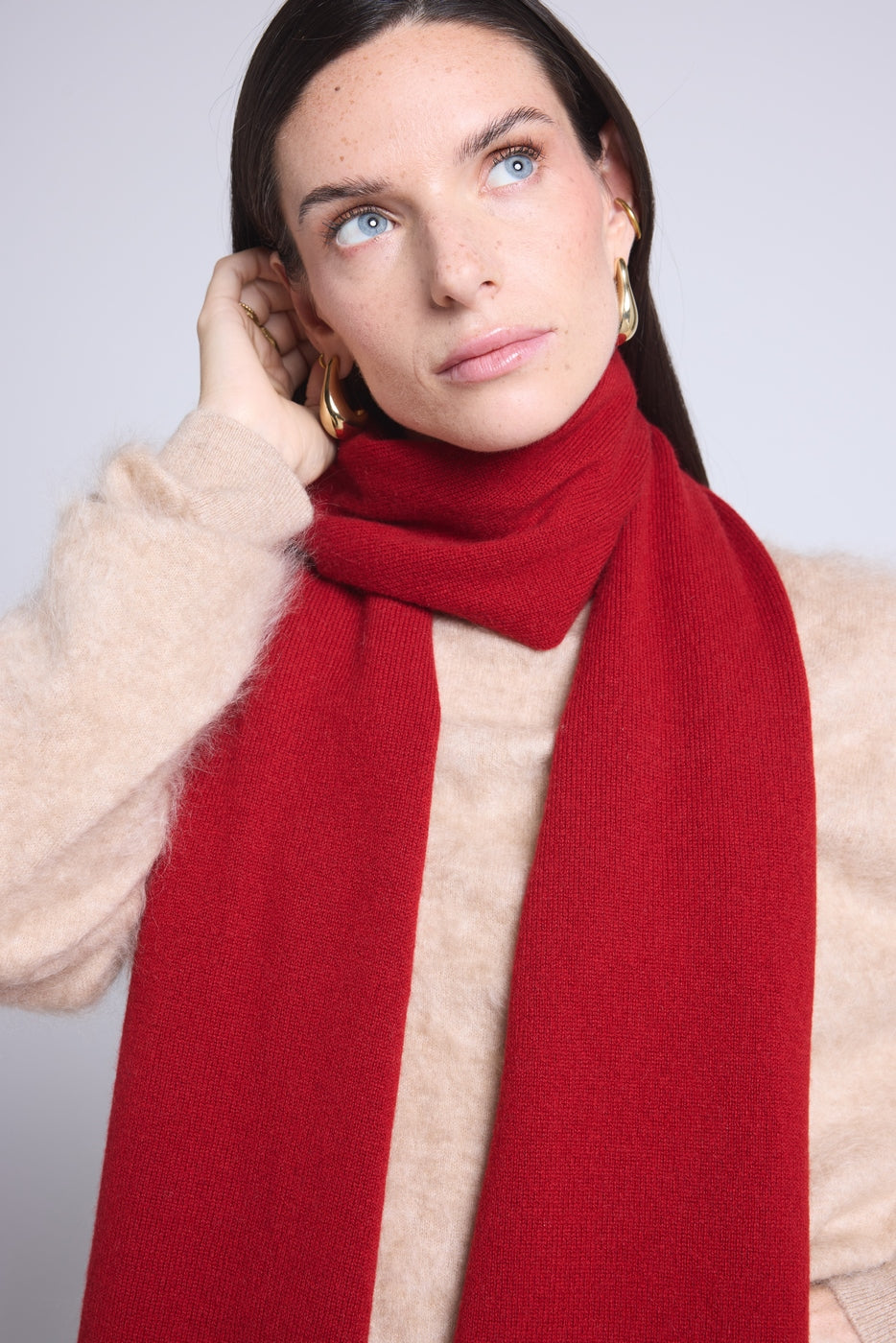 Echarpe Etole Unisexe Scarf - Rouge Bordeau - Mixte