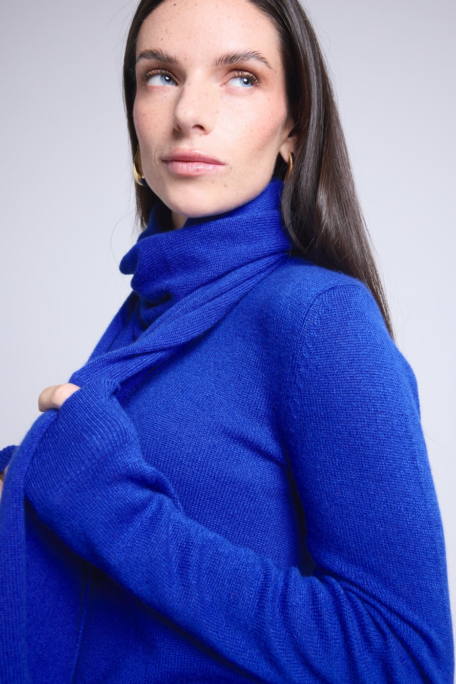 Bufanda estola unisex - azul rey - unisex