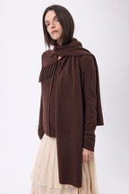 Bufanda Estola - Marrón Chocolate - Unisex