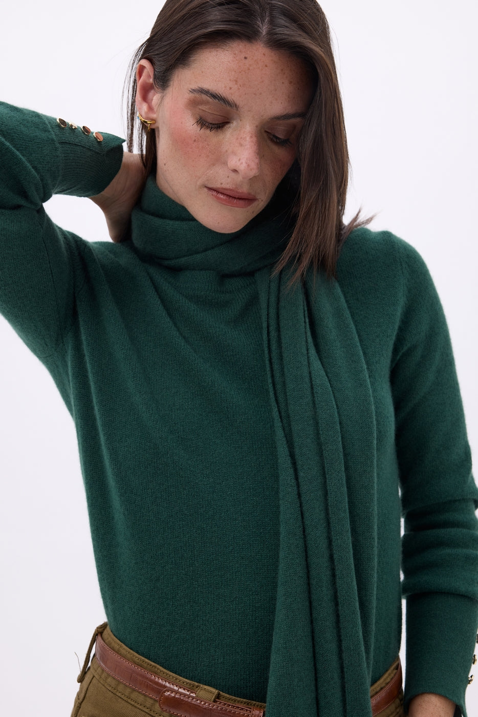 Stole Scarf - Bottle Green - Unisex