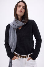 Echarpe Etole - Gris Fonce - Mixte