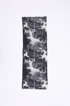 Tj Jungle Printed Scarf - Black White - Unisex