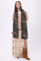 Echarpe Printée Jungle Tj - Khaki Chine - Mixte