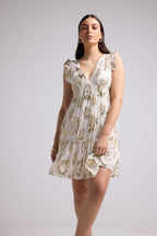 Vestido Corto - Scarlet Court - Blanco