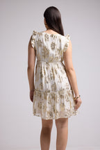 Vestido Corto - Scarlet Court - Blanco