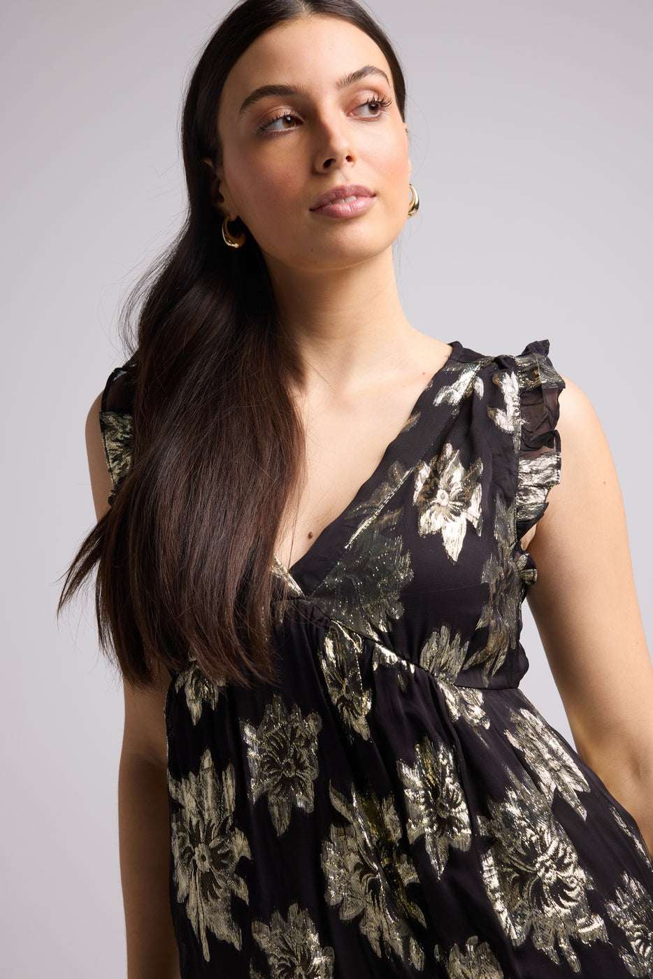 Vestido Corto - Scarlet Court - Negro