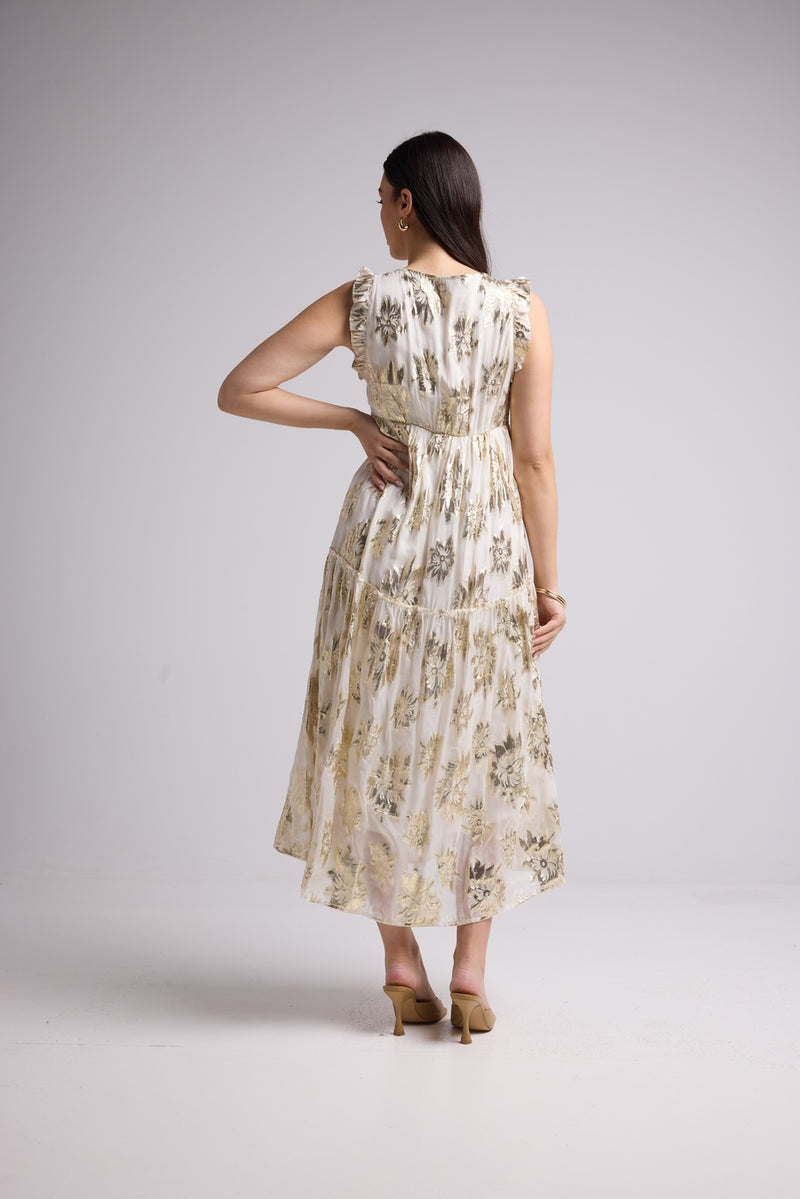 Vestido Largo - Escarlata Largo - Blanco