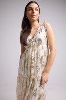 Vestido Largo - Escarlata Largo - Blanco