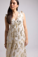Vestido Largo - Escarlata Largo - Blanco
