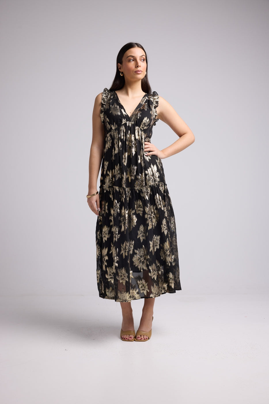 Vestido Largo - Scarlet Long - Negro