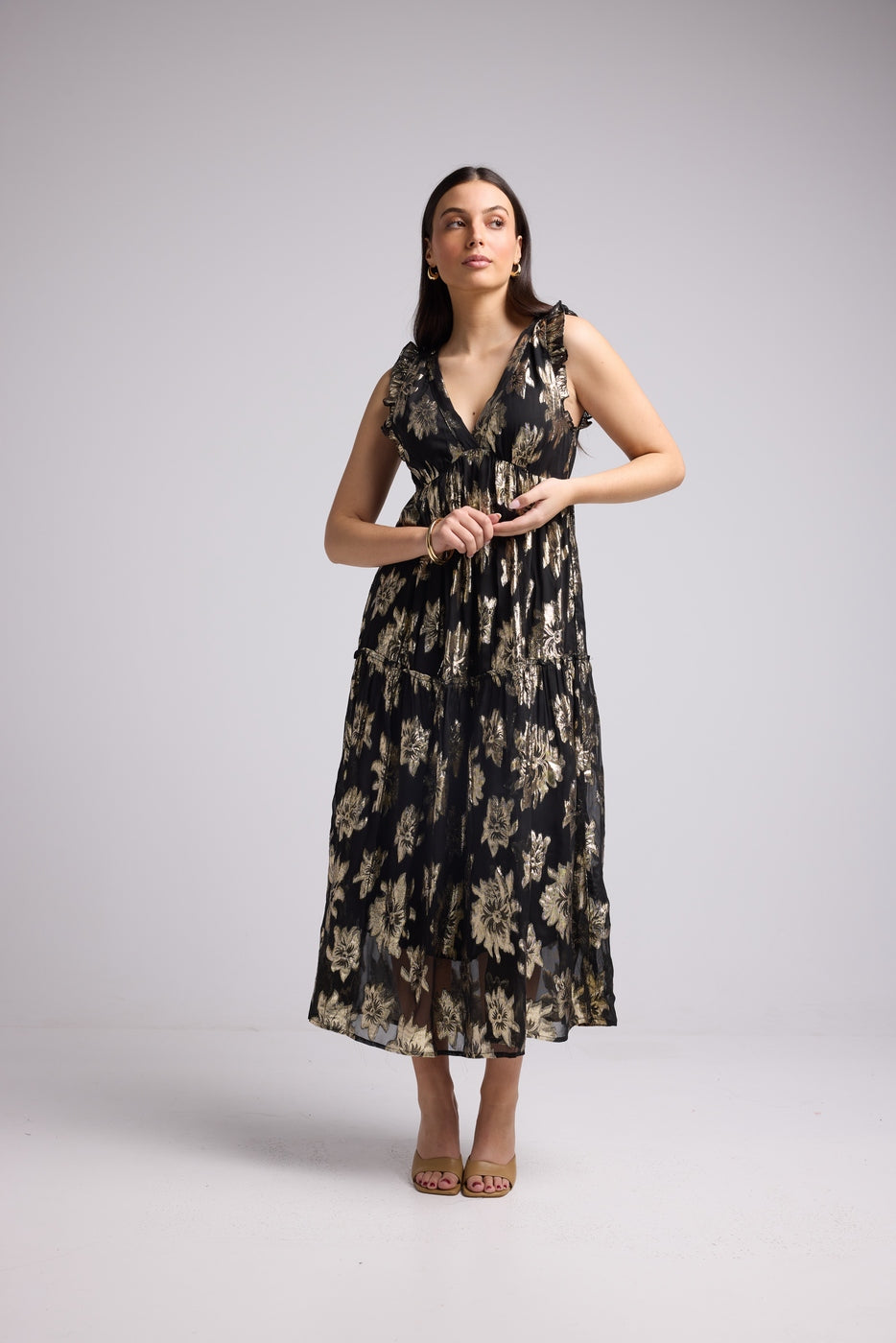 Vestido Largo - Scarlet Long - Negro