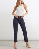 Pantalon Boy Scarlett - Dark Navy - Femme