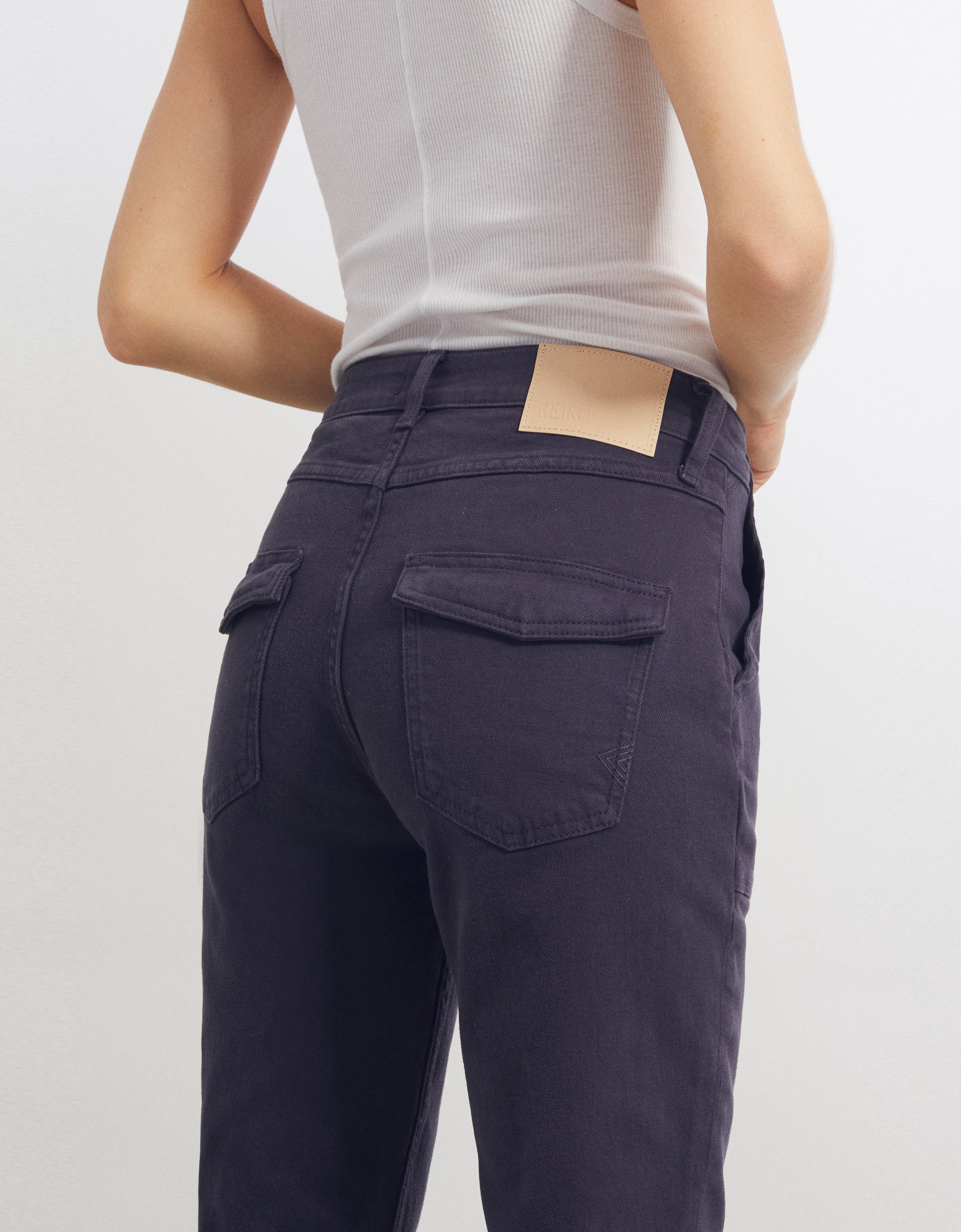 Pantalon Boy Scarlett - Dark Navy - Femme