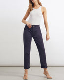 Reiko - Pantalon Boy Scarlett - Dark Navy - Femme