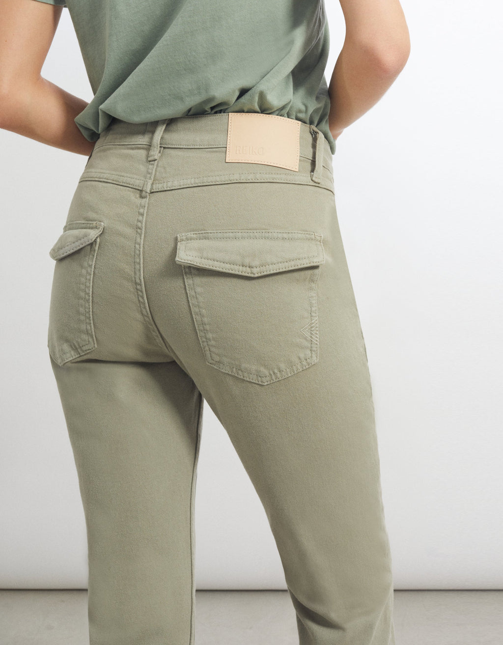 Pantalon Boy Scarlett - Thyme - Femme